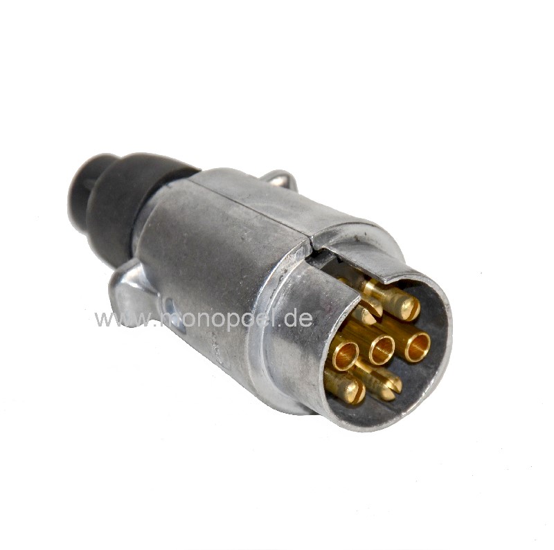 Trailer connector, 7-pole, high-quality metal version