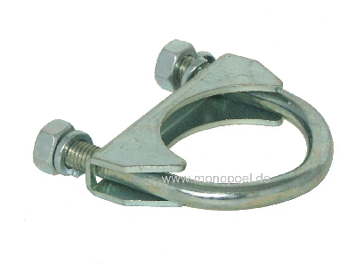 exhaust clamp, 56 threaded bow