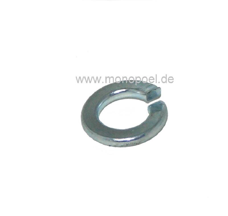 spring ring f. M8, DIN127, Form A, zinc-plated
