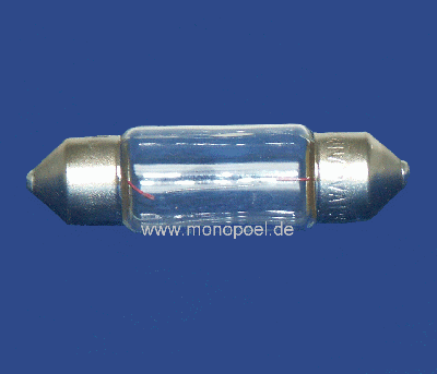 bulb, 12V, 5W, soffit, l=37 mm
