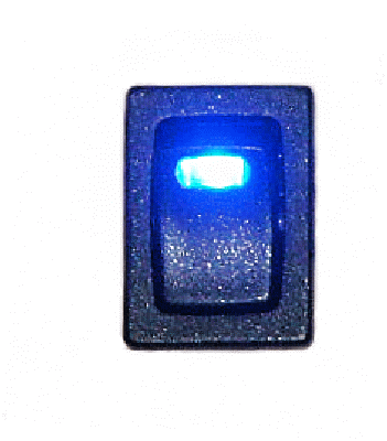 commutateur bistable, 12 V, 16 A, avec LED bleu