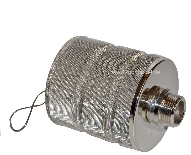 XXL-perforated basket for return valve 1 inch
