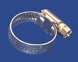hose clamps, range 16-27 mm