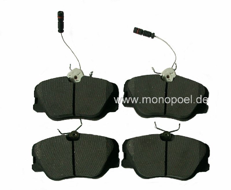 Monopoel GmbH - W124-Bremsbeläge, vorne, 1 Satz