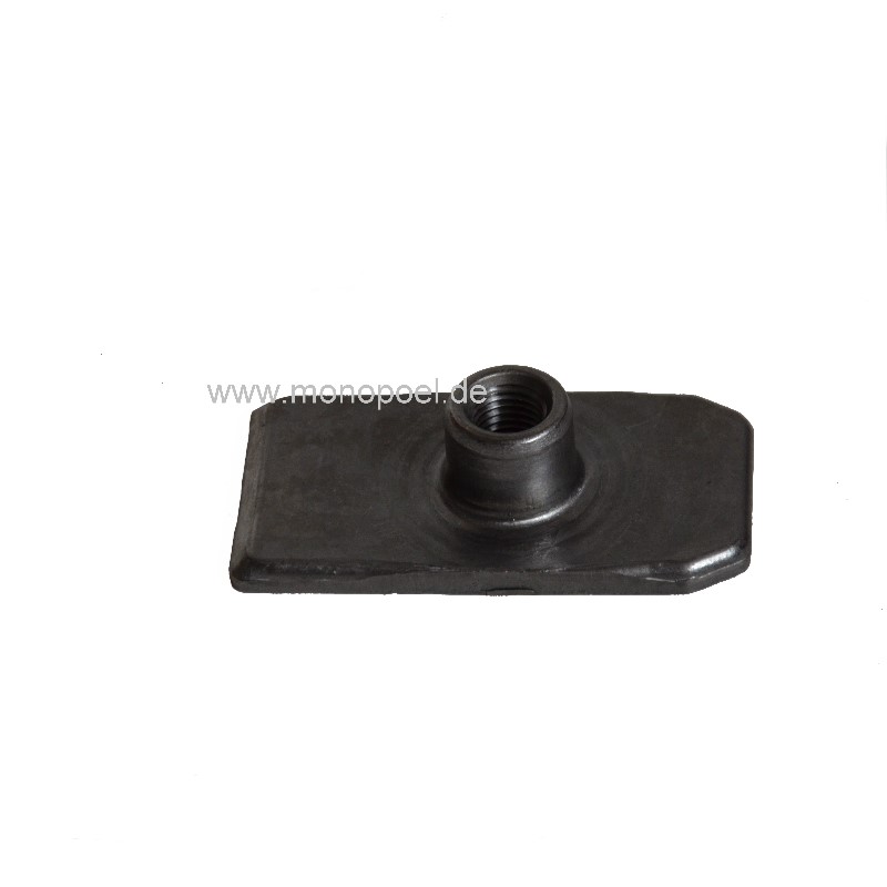 threaded plate for rear axle support W124/W201